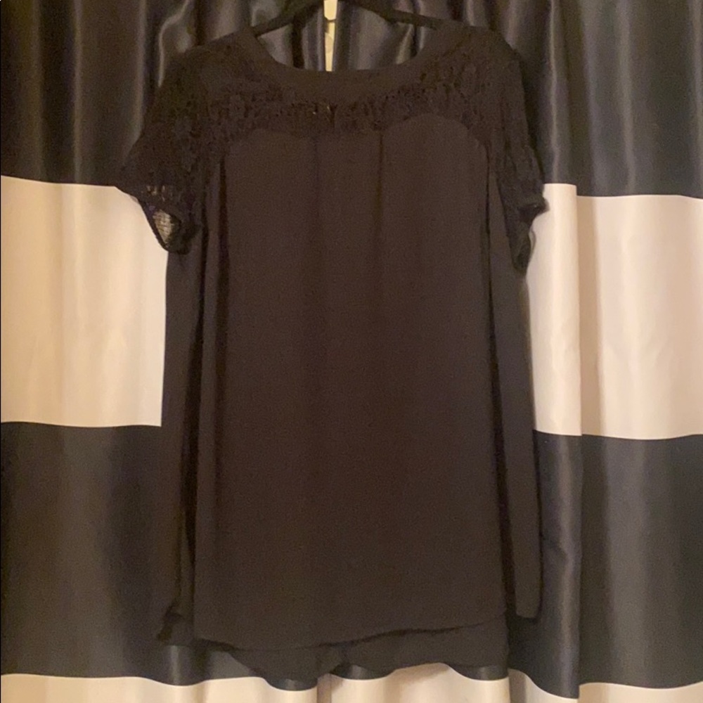 Lace Cap Sleeve Tunic